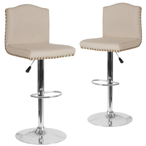 Bellagio Contemporary Adjustable Height Barstool