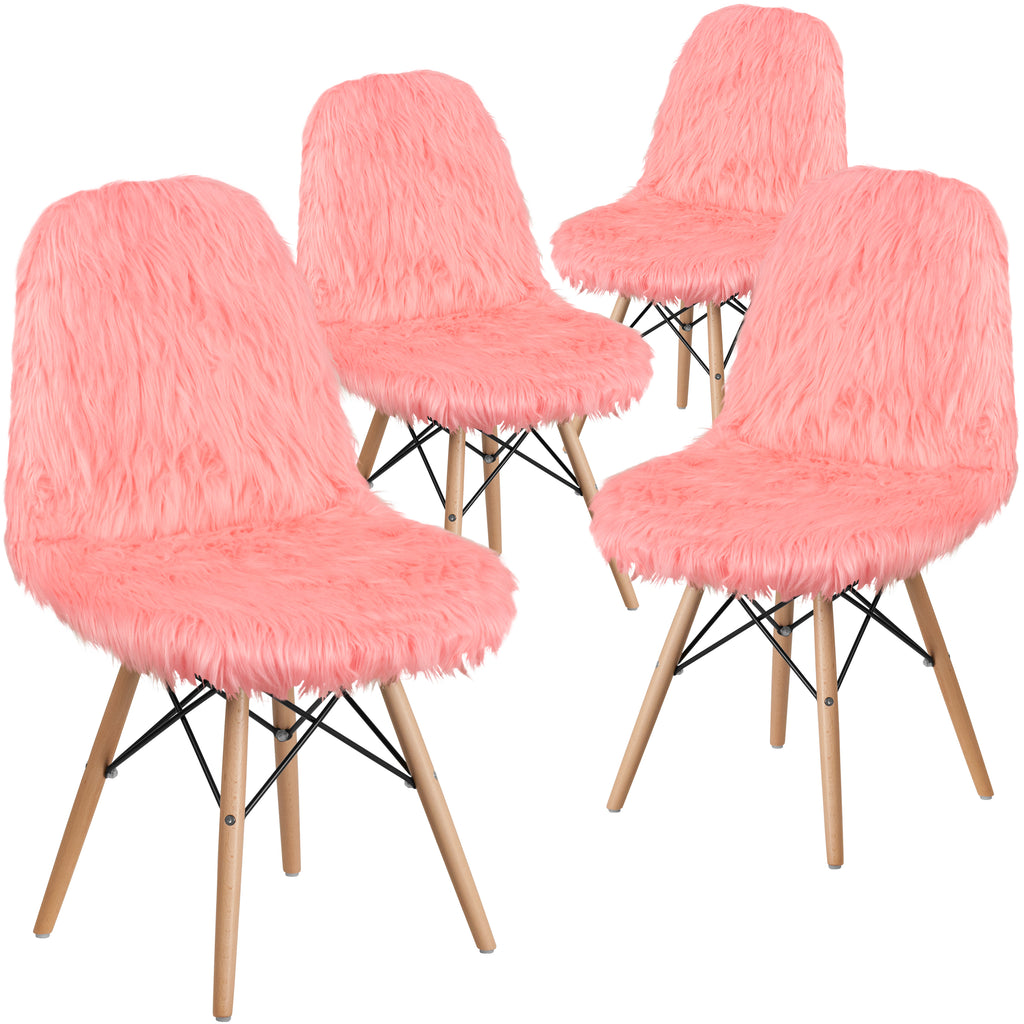4 Pk. Shaggy Dog Accent Chair