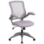 Mid-Back Mesh Swivel Task Chair with Frame and Flip-Up Arms