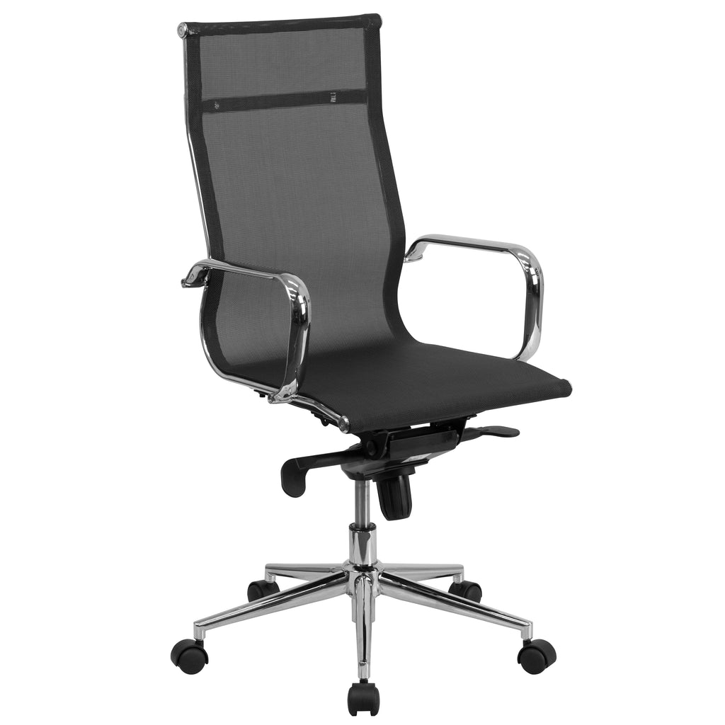 High Back Mesh Executive Swivel Office Chair with Synchro-Tilt Mechanism