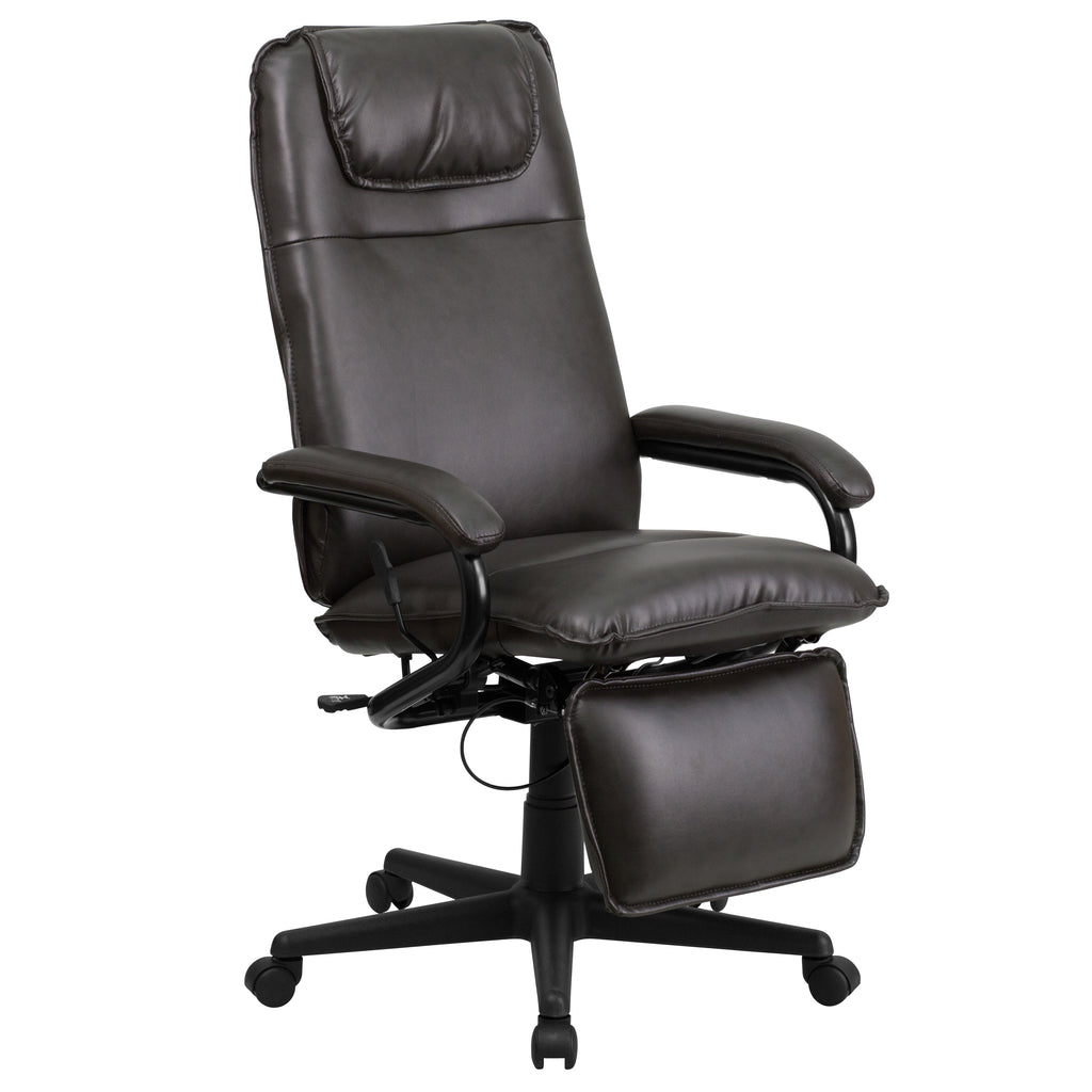 High Back Leather Executive Reclining Swivel Office Chair