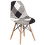 Elon Series Fabric Chair with Wood Base