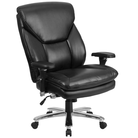 HERCULES Series 24/7 Intensive Use, Multi-Shift, Big & Tall 400 lb. Capacity Executive Swivel Chair with Lumbar Support Knob