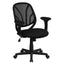 Y-GO Chair&trade; Mid-Back Mesh Swivel Task Chair with Arms