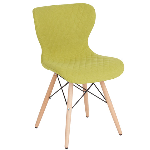 Riverside Contemporary Upholstered Chair with Wooden Legs