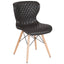 Riverside Contemporary Upholstered Chair with Wooden Legs