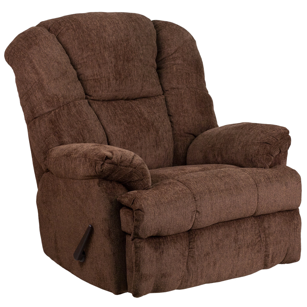 Contemporary Hillel Chenille Rocker Recliner