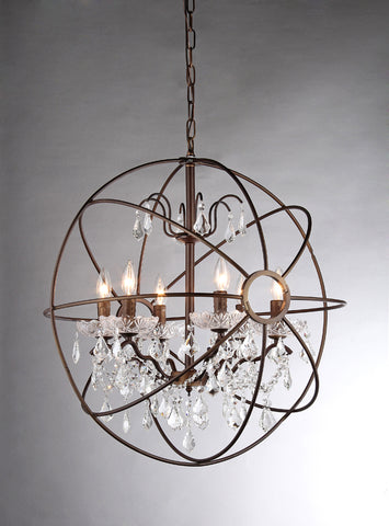 Edwards Antique Bronze 32-inch Chandelier