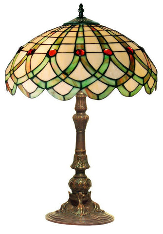 Tiffany-style Ribbon Design Table Lamp
