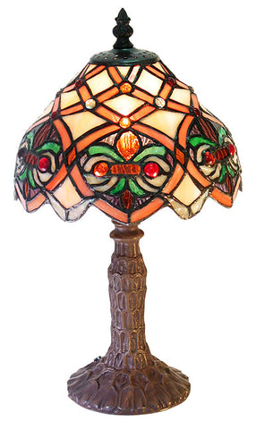 Tiffany-style Arielle Accent Lamp: Tiffany-style Small Arielle Accent Lamp