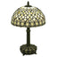 Tiffany-style White Jewel Lamp