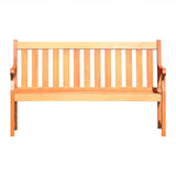 Baltic 5-foot Eucalyptus Wood Garden Bench