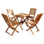 Outdoor  Eucalyptus Wood  Dining Set 2