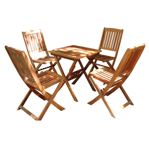 Outdoor  Eucalyptus Wood  Dining Set 2