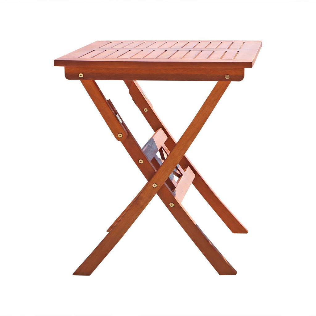 Outdoor Eucalyptus Wood Folding Bistro Table