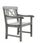 Renaissance Outdoor Hand-scraped Hardwood Hardwood Arm Chair