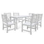 Bradley Rectangular Table & Arm ChairOutdoor Wood Dining Set 9