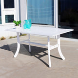 Bradley Eco-friendly 7-piece Outdoor White Hardwood Dining Set