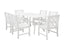 Bradley Eco-friendly 7-piece Outdoor White Hardwood Dining Set