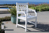 Bradley Outdoor Wood Arm Chair