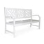 Bradley Outdoor Wood Bench Slat Back: Case of 10
