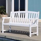 Bradley Outdoor Wood Garden Bench