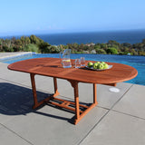 Oval Extension Table & Wood Arm ChairOutdoor Dining Set 21