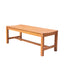 Malibu Eco-friendly 4-foot Backless Outdoor Hardwood Garden Bench