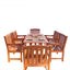 Outdoor Rectangular Curvy Dining Set 27