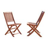 Malibu Eco-Friendly 5-Piece Wood Outdoor Dining Set V189SET3