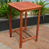 Dartmoor Eucalyptus Wood Bar Table