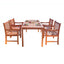 Outdoor Wood English Garden Dining Set 15