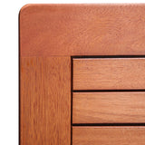 Outdoor Eucalyptus Wood Rectangular Table