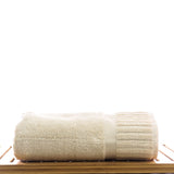 Luxury Hotel & Spa Towel 100% Genuine Turkish Cotton Bath Towels - Beige - Piano  - Set of 4