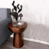 Vintage Inspire Metal Bronze Stool