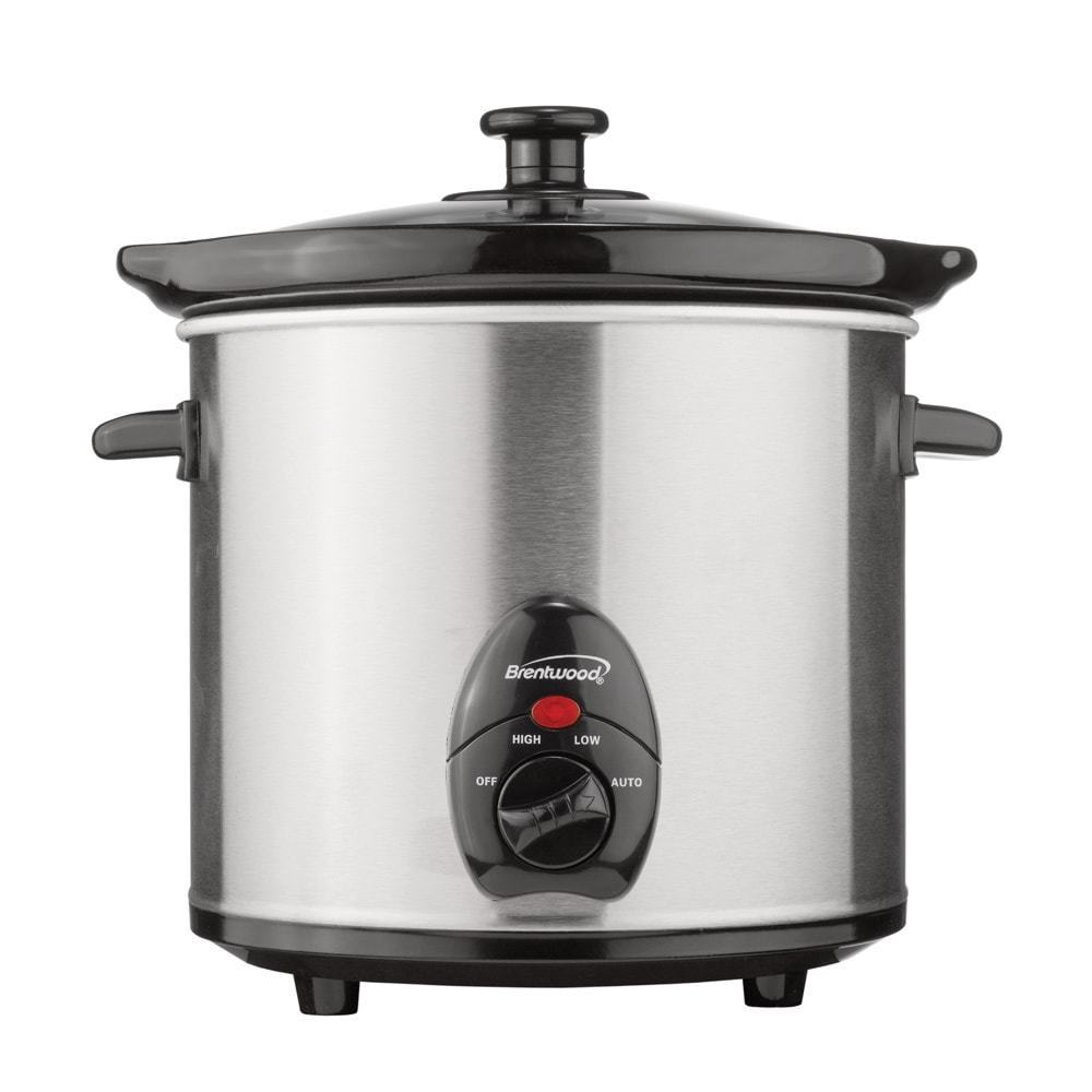 Brentwood 3 Qt. Slow Cooker Stainless