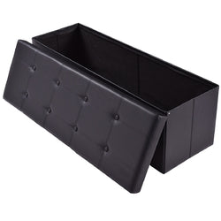 45" Large Folding Ottoman Storage Seat