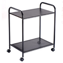 2-Tier Rolling Storage Display Shelf