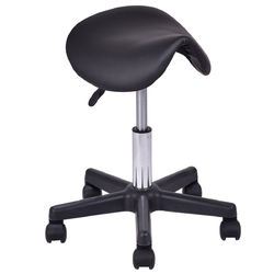 Adjustable Salon Massage Hydraulic Rolling Saddle Stool