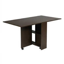 3 in 1 Folding Dining Table with Casters