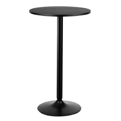 24" Bistro Height Cocktail Round Pub Table with Metal Base