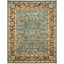 Handmade Heritage Blue/ Brown Wool Rug (9'6 x 13'6)