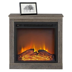Ventless Electric Fireplace in Espresso Wood Finish