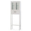 White Modern Bathroom Over the Toilet Space Saver Cabinet
