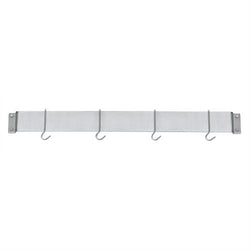 Brushed Stainless Steel Bar Style Wall Mount Pot Rack