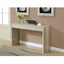 Contemporary Sofa Table Console Table in Weathered White Wood Finish