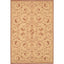 7'6 x 10'9 Large Area Rug with Floral Vine Leaves Pattern in Terracotta