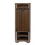Tall Sturdy Entryway Corner Hall Tree Dark Brown