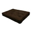 8-inch Thick Full Size Premium Coil Futon Mattress with Chocolate Futon Cover