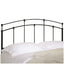 Full / Queen size Arch Headboard in Black Metal Finish